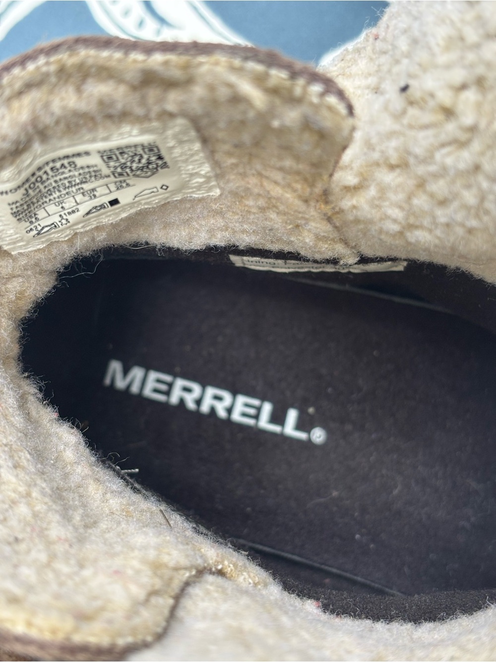 Merrell Juno Bluff Polar Waterproof Boots Suede Boulder Gray NWOT 8.5 - Picture 12 of 12